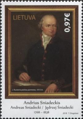 Portrait of Andrius Sniadeckis, J. Rustem (1815)