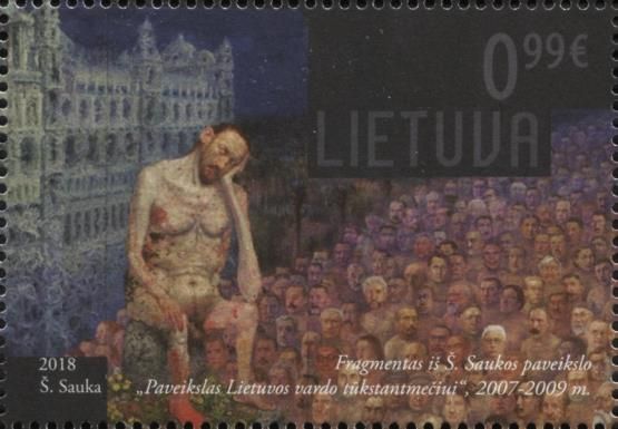 Painting for the Millennium of Lithuania, Šarūnas Sauka