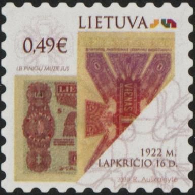 1 Litas Banknote - 16 November 1922 Issue