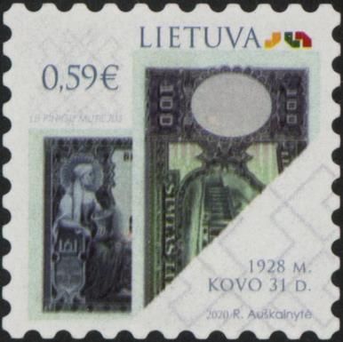 100 Litu Banknote - 31 March 1928 Issue