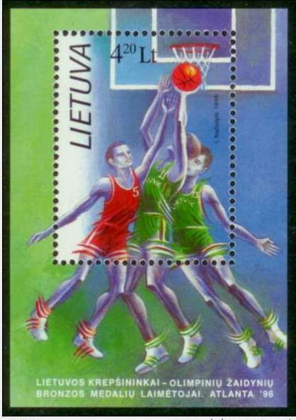 Lithuanian Basketball Team - Bronze Medallists