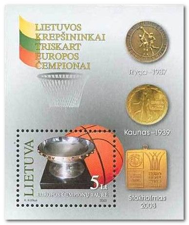 Lithuanian Basketball Players are 3 Time European Champions