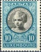 Princess Elisabeth (1922-2011) (black & blue)