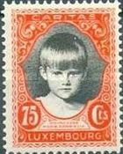 Princess Marie-Gabriele (*1925) (black & red)