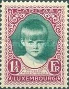 Princess Marie-Gabriele (*1925) (green & violet)