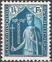 Countess Ermesinde of Luxembourg (1186-1247) (blue)