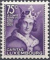 Count Henry VII of Luxembourg (1273-1313) (deep purple)