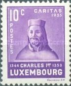 Count Charles I of Luxembourg (1346-1378) (violet)
