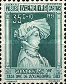 Wenceslas I, first Duke of Luxembourg (1353-1383) (green)