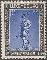Statue of Duke Wenceslas II of Luxembourg (1376-1419) (black