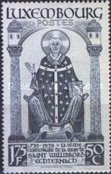 St. Willibrord (after Miniature from "Vita Willibrordi"