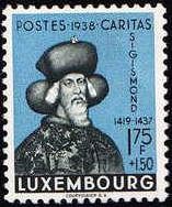 Duke Sigismond (1368-1437), Duke of Luxembourg (bl & brown)