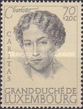 Grand Duchess Charlotte (black on cream)