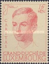 Prince Jean (red on cream)