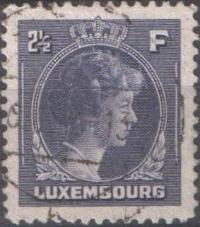 Grand Duchess Charlotte facing Right (green)