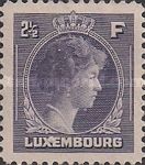 Grand Duchess Charlotte facing Right (mauve)