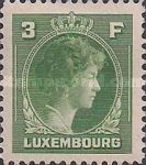 Grand Duchess Charlotte facing Right (green)