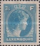 Grand Duchess Charlotte facing Right (blue)