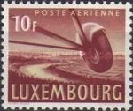 Airplane Wheel and Aerial View of the Moselle River (brown)
