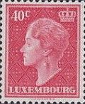 Grand Duchess Charlotte facing Left (Background crimson)