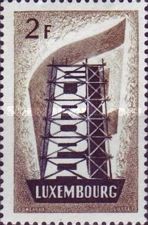 "EUROPA" Tower surrounded by Scaffolding (2 Fr.)