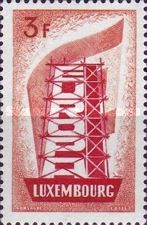 "EUROPA" Tower surrounded by Scaffolding (3 Fr.)