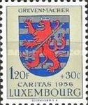 Arms of Canton "Grevenmacher" (Background grey)