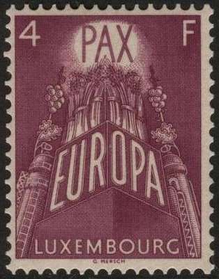 A Unitied Europe for Peace and Prosperity (Background lilac)