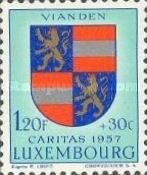 Arms of Canton "Vianden" (Background light blue green)