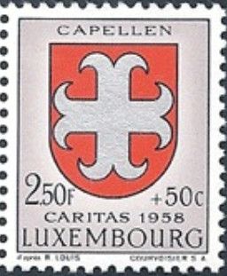 Arms of Canton "Capellen" (Background grey)