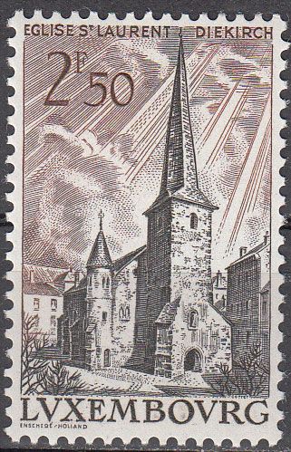 Landscapes, St. Laurent's Church, Diekirch