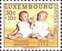 Princess Margaretha and Prince Jean as Babies (*1957)