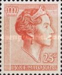 Grand Duchess Charlotte facing Right (25 c. orange)