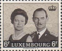 Princess Josephine-Charlotte and Grand Duke Jean (6 Fr.)