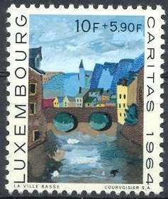 Drawing "Lower Town" (10+5.90 Fr.)