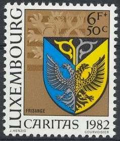 Grand Duke Jean facing Left (6 Fr. violet)