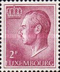 Grand Duke Jean facing Left (2 Fr. red carmine)