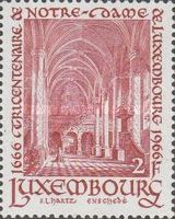 Interior of Luxembourg Cathedral (after Painting Juan Martin
