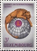 50th Anniversary of Lions International (Lion on Globe)