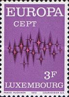 "Communications" (3 Fr. Background rose violet)