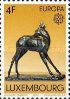 Bronze Sculpture "Hind" by Auguste Trémont (1892-1980)