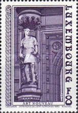 Statue "Mercury" (Left Side Entrance to State Savings Bank)