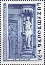 Statue "Ceres" (Right Side Entrance to State Savings Bank)