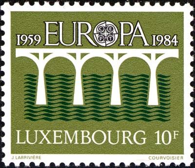Arched Bridge (10 Fr. green, deep green and black)