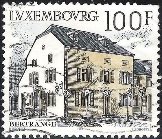 18th-century House, converted to the Post Office, Bertrange