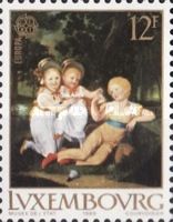 Painting "Three Children in a Park", 19th Century, Anonymus
