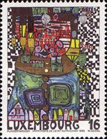 The King of the Antipodes, by Friedensreich Hundertwasser