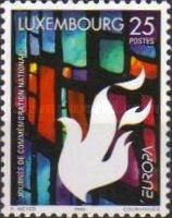 Stained-glass Window and Flame (National Remembrance Day)