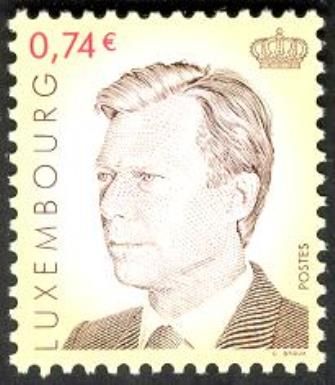Grand Duke Henri (0,74 € vignet color brown)