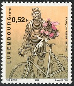 Francois Faber (1887-1915), Winner of 1909 Tour de France